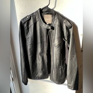 Faux Leather Jacket